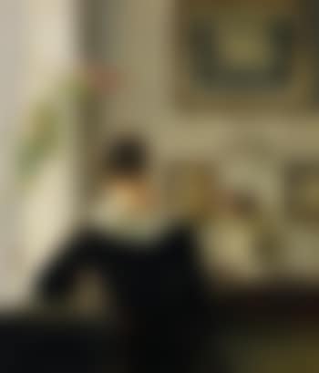 Woman reading by the window , (preview)