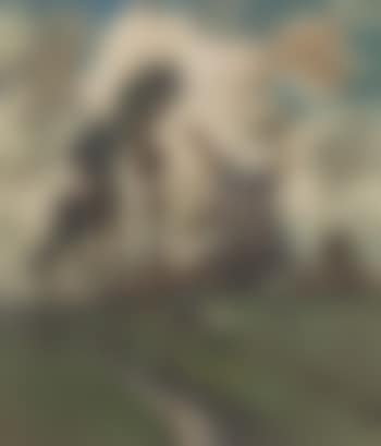 Dutch landscape with windmill , (preview)