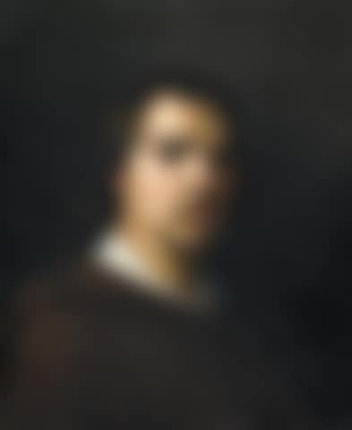 Portrait of Honoré de Balzac, bust-length, in brown (preview)