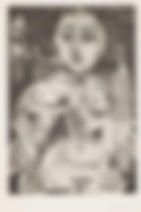 PORTRAIT DE JACQUELINE AU FAUTEUIL (B. 1394; BA. 1416) (preview)