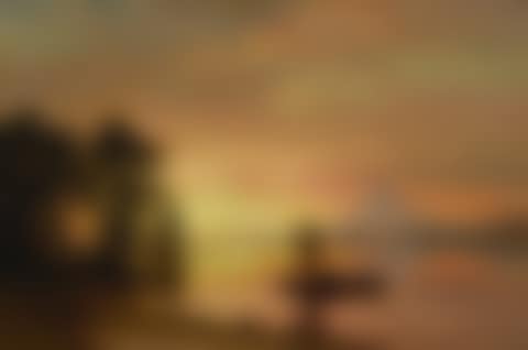 INDIANS CROSSING THE COLUMBIA RIVER (INDIANS ON THE COLUMBIA RIVER, WITH MOUNT HOOD IN THE DISTANCE) (preview)