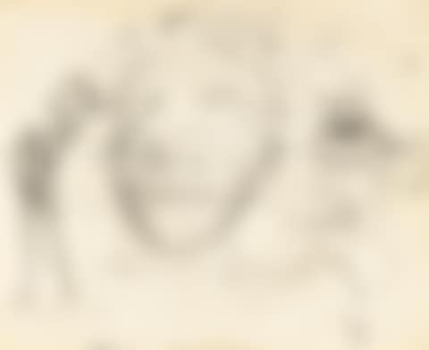 ETUDE POUR LE TABLEAU VITESSE MAXIMALE DE LA VIERGE DE RAPHAËL (1954) ET DEUX PERSONNAGES - RECTO ETUDE POUR LE TABLEAU GALATÉE EN FORMATION (VERS 1954) - VERSO (preview)