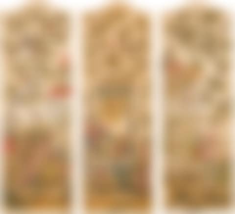 THREE CHINOISERIE PANELS (preview)