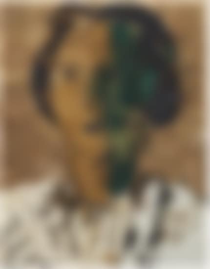 Retrato con Verde, Ocre y Blanco (preview)