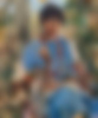 Indian Girl in Blue Dress (preview)