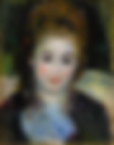 MADEMOISELLE HENRIOT OU JEUNE FILLE AU RUBAN BLEU (preview)