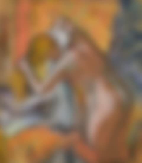 APRÈS LE BAIN (FEMME S'ESSUYANT LES CHEVEUX) (preview)