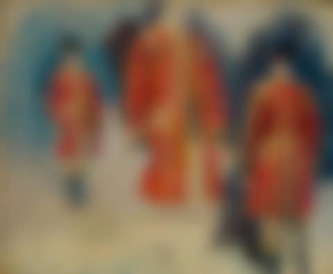 STUDIES DONE IN BUCKINGHAM PALACE YARD STABLES (preview)