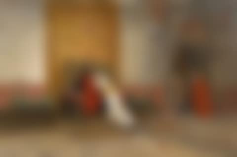 THE EXCOMMUNICATION OF ROBERT THE PIOUS (A REPLICA OF THE PAINTING BY JEAN PAUL LAURENS) (preview)
