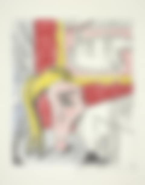 DRAWING FOR 'INTERIOR WITH SWIMMING POOL PAINTING' (preview)