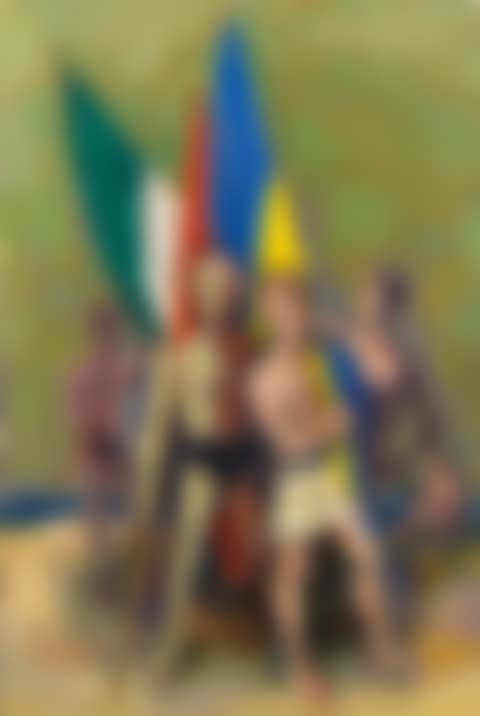 Jünglinge mit Fahnen (preview)