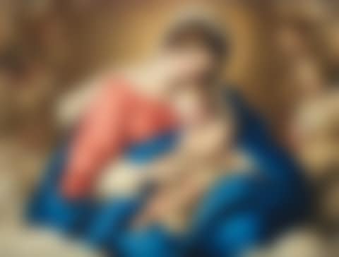 The Madonna and Child, surrounded by putti (preview)