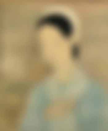 Jeune femme pensive , (preview)