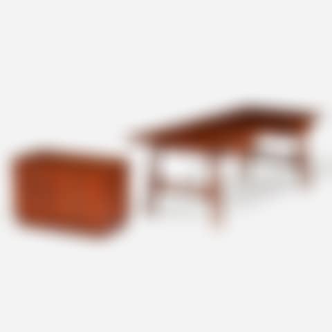 Desk and cabinet , (preview)