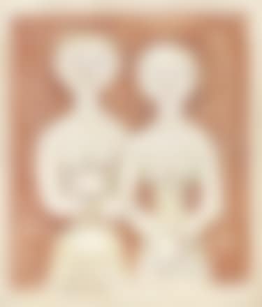 Due donne (Due figure su fondo rosso) (preview)