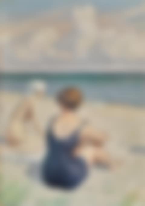 BATHERS ON THE BEACH, FALSTERBO (preview)