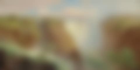 The Devil's Cataract and Victoria Falls, from the west bank of the Zambezi River (preview)