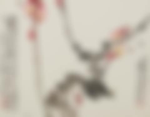 Plum Blossoms and Bees (preview)