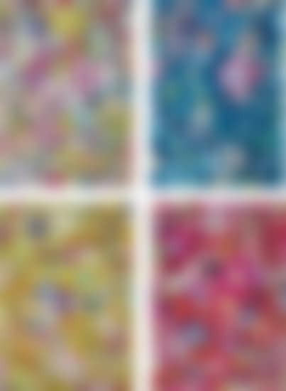 An Homage to Yves Klein Multicolor B; An Homage to IKB 1957 B; An Homage to Monogold 1960 B; and An Homage to Monopink 1060 B (preview)