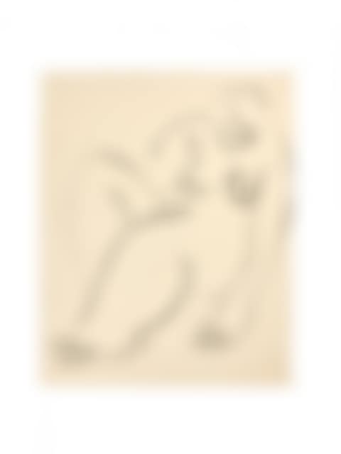Naked sitting, one knee lifted (preview)