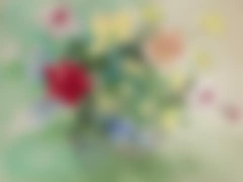Bouquet of roses and daisies (preview)