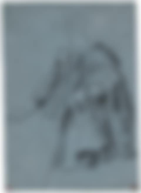 RECTO : DRAPERY STUDY OF A GENTLEMAN VERSO : PARTIAL STUDY OF FEMALE NUDE (preview)