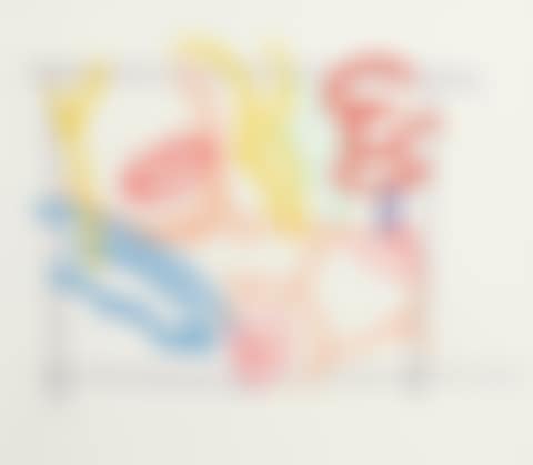 STUDY FOR BEDROOM BLONDE WITH GREEN WALLPAPER (preview)