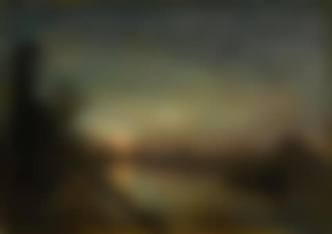 LE CANAL AU COUCHER DU SOLEIL, HOLLANDE (preview)