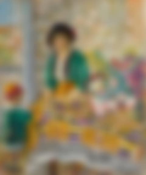 MARTHE ET PIERRE LEBASQUE DANS UN INTÉRIEUR (preview)