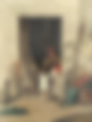 Mother and children in a doorway (preview)