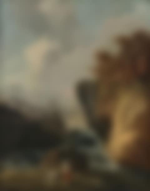 Bergère near a waterfall (preview)