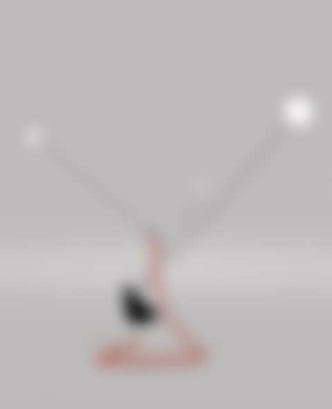 THREE WHITE DOTS ON ORANGE STACK (preview)