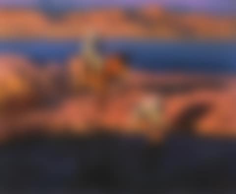 SUNSET ON A LAKE SHORE (preview)