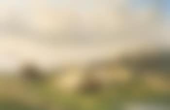 Landscape with Sheep , (preview)