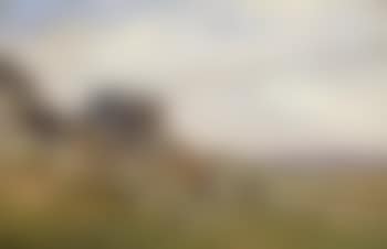 Südliche Landschaft mit kleiner Hütte , (preview)