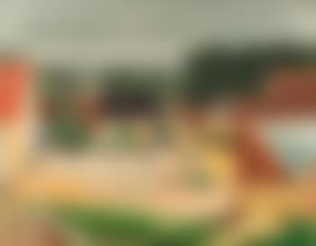 Pejzaż z zabudowaniami , (preview)