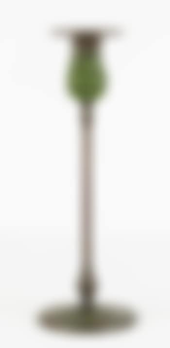 Candlestick with blown glass , (preview)