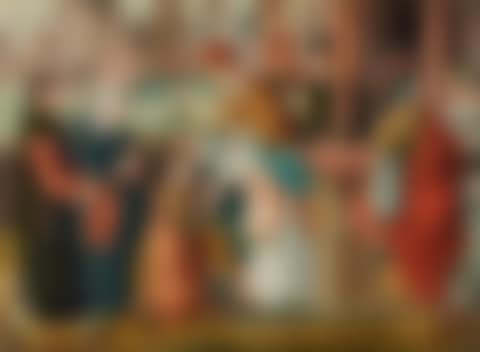 Two scenes from the life of Saint Barbara , (preview)