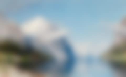 Norwegian Fjord landscape , (preview)