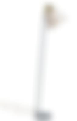 Floor lamp with oblique blue lacquered frame, adjustable conical acrylic shade , (preview)