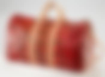 Louis Vuitton Limited Edition Red Dot Monogram Canvas Infinity Dots Keepall 55 ,
2012 (preview)