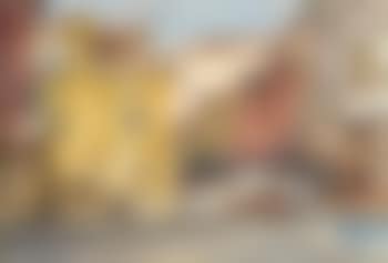 The old yellow house Rio San Trovaso Venice , (preview)