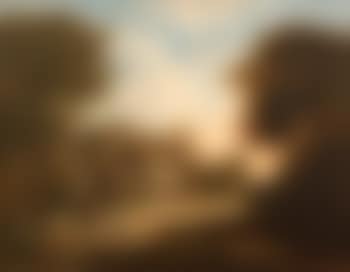 Dutch home in a landscape with sheep and herder , (preview)