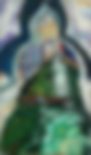 Venetian canal scene viewed through a window , (preview)