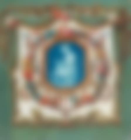 A trompe l'oeil of an Allegory of Painting, within a decorative cartouche of flowers, leaves and drapery (preview)