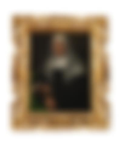 Portrait of a nun, traditionally identified as Caterina Riario Sforza de' Medici, half length, holding a book (preview)