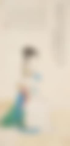 Lady with Red Dust Brush (preview)