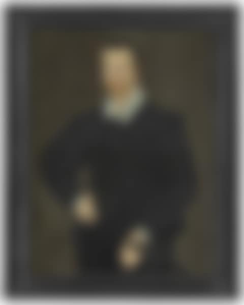 Portrait of a gentleman, three-quarter-length, in a black doublet and hose, with a sword (preview)