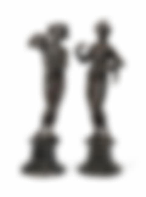 TWO BRONZE FIGURES OF BACCHUS AND CERES (preview)