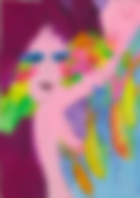 WOMAN WITH FAN  (preview)